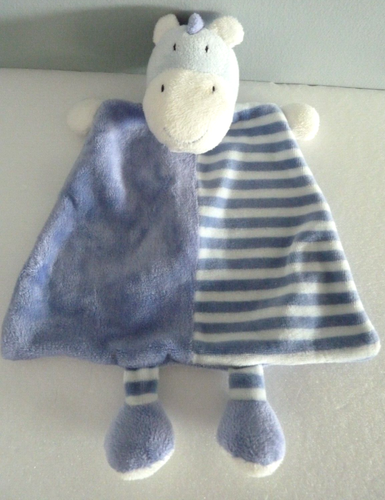 NICOTOY SOS DOUDOU ZEBRE CHEVAL BLEU BLANC RAYE - Boutique pour
