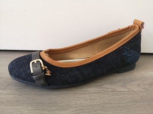 denim ballet pumps