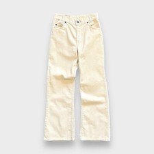 Vtg 70s Levi's Corduroy Pants Jeans, Talon 42 Zipper, Flare Bell Bottom Leg, 26