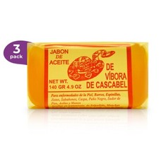 3 Pack Vibora de Cascabel Soap Bar 140g Rattlesnake Oil Skin Care