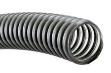 Saugschlauch F&ouml;rderschlauch Spiralschlauch Saatgutschlauch grau-transparent