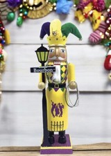 Mardi Gras BOURBON STREET Nutcracker Glitter 15  Santa  s Workshop NIB Bestseller