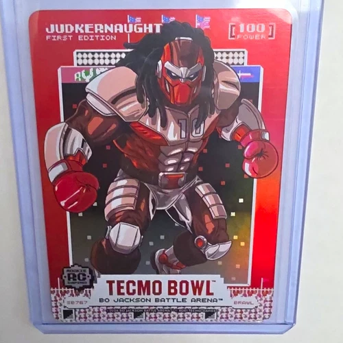 RC Tecmo Bowl Bo Jackson Battle Arena Judkernaught Scoreboard Foil SD757