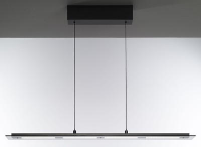 casa NOVA Pendelleuchte YOYO BH 90x9 cm schwarz Hängelampe