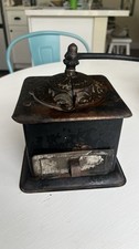 Antique Cast Iron Top Crank Coffee Grinder Mi...