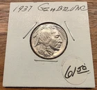 1937 Buffalo Nickel in Gem Brilliant Uncirculated (BU) condition Philadelphia