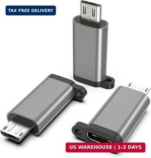 USB-C to Micro USB Adapter, 3-Pack USB Type C Female to Micro USB Male Converter
