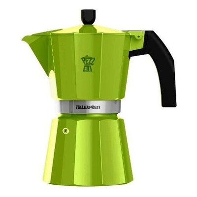 Pezzetti Caffettiera ITALEXPRESS Grün Mehrfarbig