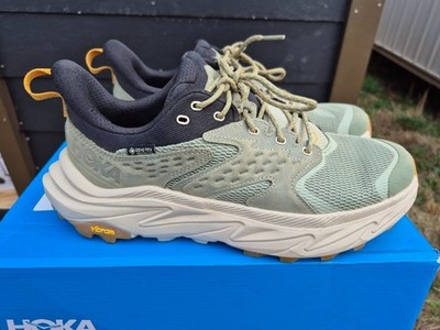 Hoka Anacapa 2 Low GTX Shoes Mens Size 8.5 Sea Moss Gore-Tex Vibram $180 Hiking