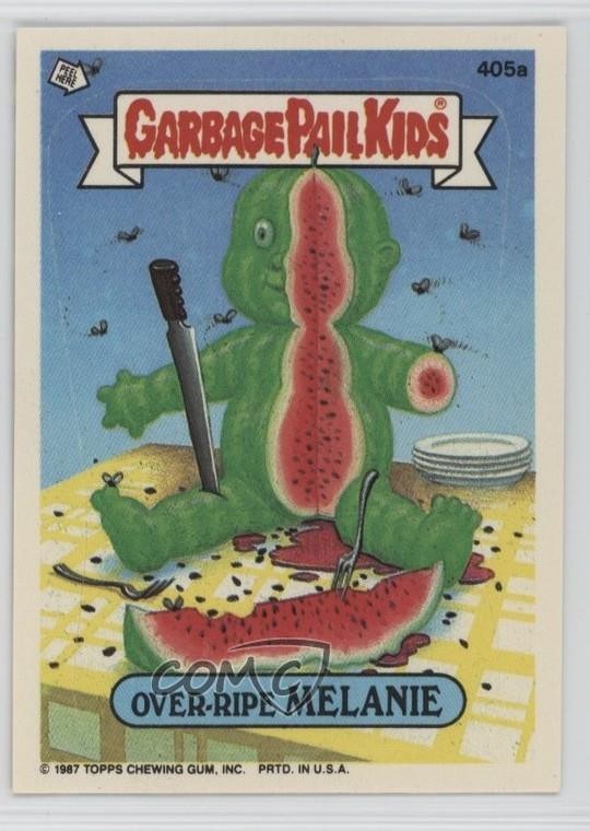 1987 Topps Garbage Pail Kids Series 10 Over-Ripe Melanie #405a