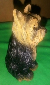 Vintage Australian Terrier Dog Figure 4" Resin Statue