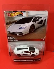 2023 1:43 HOT WHEELS PREMIUM Car Culture LAMBORGHINI COUNTACH LPI 800-4 #1