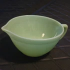Vtg JADITE Fire King BATTER BOWL Jadeite Green Anchor Hocking Oven 8" #16 USA