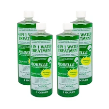 Robelle 4-in-1 Flocculant Clarifier Sequestrant Chelating Swimming Pool - 4 Qts.