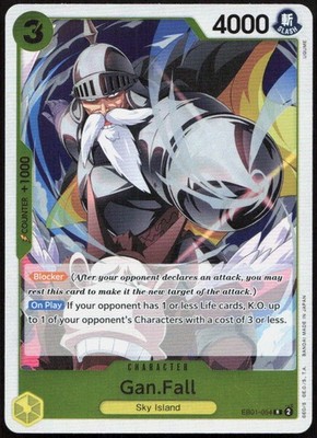 Gan.Fall EB01-054 Rare Extra Booster: Memorial Collection One Piece Foil NM