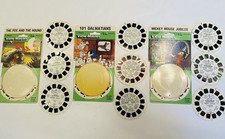 Vintage View Master Reels Set 101 Dalmatians Fox the Hound Mickey Mouse BIN N