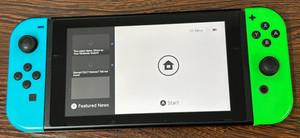 kaZU【used】Nintendo Switch 本体 Nintendo Switch 32GB Handheld Console - Neon Red/Neon Blue