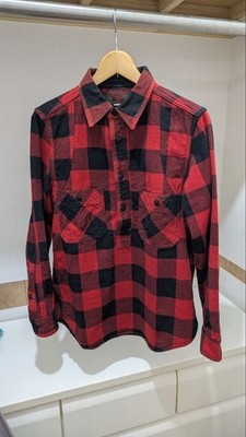 Freewheelers Great Lakes Buffalo Check Flannel Shirt Big Chief Size 15