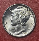 1944 S Mercury Silver Dime, Gem Uncirculated, FSB.