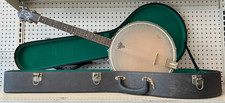 Vintage 1920  s Rare 4 String Banjo 17 Fret Style A Tenor Triple X W/Hard Case