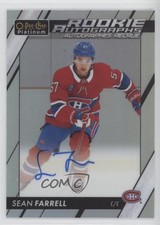 2023-24 O-Pee-Chee Platinum Rookie Auto Rainbow Sean Farrell #R-SF Auto 13og