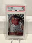2011 Topps Finest MIKE TROUT ROOKIE #94 Los Angeles Angels RC PSA 9 MINT
