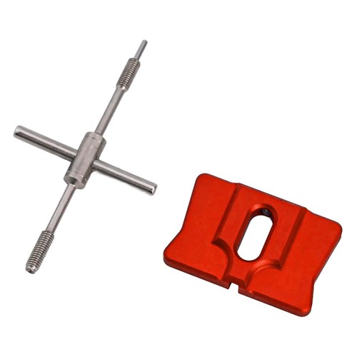 Red and black Fishing reel Bearing Pin remover Bait casting Maintenance Kit [ - Afbeelding 1 van 21