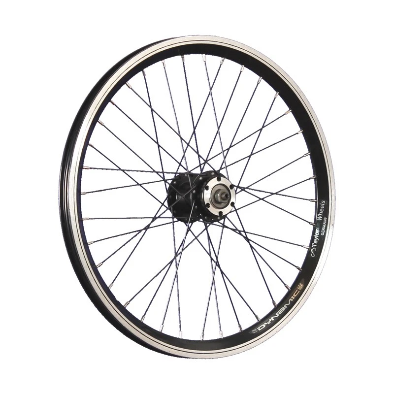 Paire De Roues De Vélo Pliantes 16 Pouces, 20/24 Trous, Pour 1-5 Vitesses, Avec Freins Disque