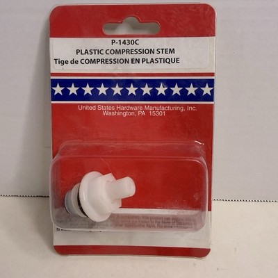 USH P-1430C Plastic Compression Stem Mobile Home Faucet Repair New USA