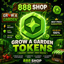  50K - 100K TOKENS GROW A GARDEN - Roblox  TOKEN     CHEAP AND FAST DELIVERY   