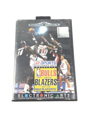 Bulls vs. Blazers and the NBA Playoffs - Sega Mega Drive Videospiel PAL