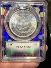1887 MS62 Morgan Dollar PCGS Trader Bea Core