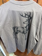 New Filson Buck Long Sleeve T-shirt Mens Sz XXL Made In USA.