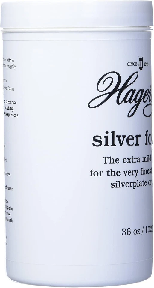 Hagerty Silver Foam: Mild Silver Polish, Gently Removes Tarnish from Sterling, S - Image 3 of 3