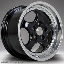 18 Zoll K4 Tiefbett Alufelgen 8,5+9,5x18 5x130 ET52-52 in schwarz für Porsche