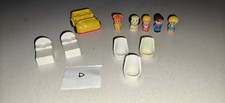 1970s Kenner Tree Tots Figures Furniture Toys Car Dog Chair Couch 11 pcs D