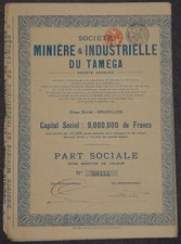 Societe Miniere & Industrielle du Tamega 1923