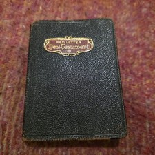 Vintage Holman Pocket New Testament Red Lette...
