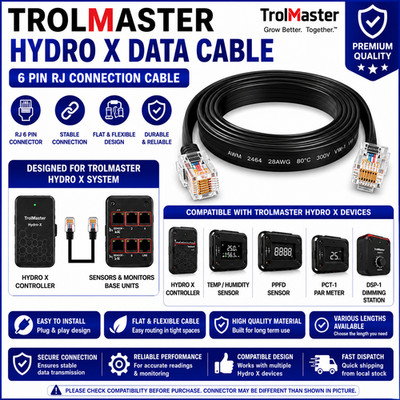 TROLMASTER HYDRO X Kabeleinheit schwarz für Daten