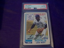1982 TOPPS #132 LEE MAY PSA 10