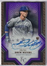 2023 Topps Five Star #FSA-DW Drew Waters Purple #/50