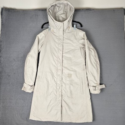  S MAX MARA Jacket Womens 6 Coat Overcoat Long Ivory Insulated *READ
