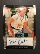 2025 Leaf Metal Women of Sport Hanna Cavinder #10/10 Prospect RC Auto UM Canes