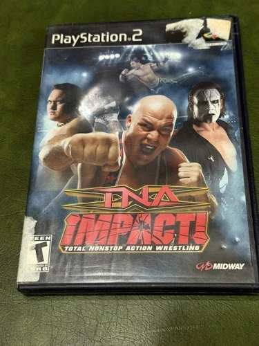 TNA iMPACT! Total Nonstop Action Wrestling PlayStation 2 PS2 Game Complete CIB