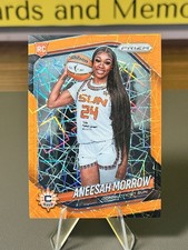 2025 Panini Prizm WNBA Orange Lazer RC Aneesah Morrow #146 Connecticut Sun