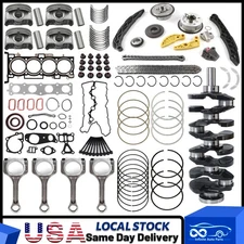 G4KJ 2.4L Engine Rebuild Overhaul Kit Fit Hyundai Sonata Tucson Santa Fe 2.4L