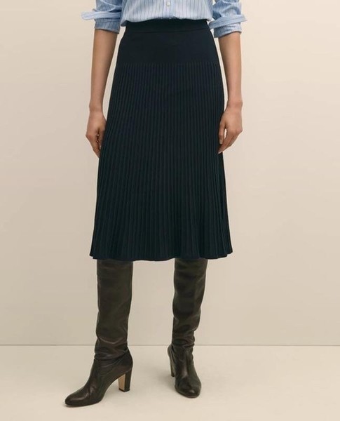 Women Brooks Brothers Skirt Navy Wool 36 / S / 44