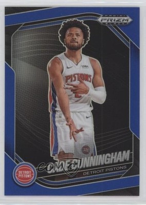2024-25 Panini Prizm Black Blue Prizm 146/199 Cade Cunningham #8 z6j