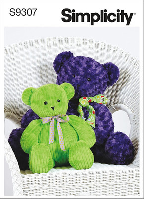 Plush Bear Sewing Pattern Kit,  9307