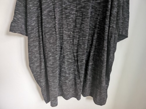 Camiseta Kam Casuals Negra Gris Manchada Nueva York Manga Corta Talla 6XL (T3) - Imagen 8 de 8
